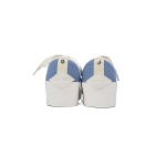 Jimmy Choo Palma Maxi Blue Canvas Platform Trainers Women