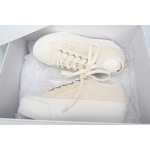 Jimmy Choo Palma Maxi White Canvas Platform Trainers (Women) PALMAFCYE