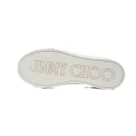 Jimmy Choo Palma Maxi White Canvas Platform Trainers (Women) PALMAFCYE