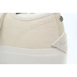 Jimmy Choo Palma Maxi White Canvas Platform Trainers PALMAMAXIFCYE