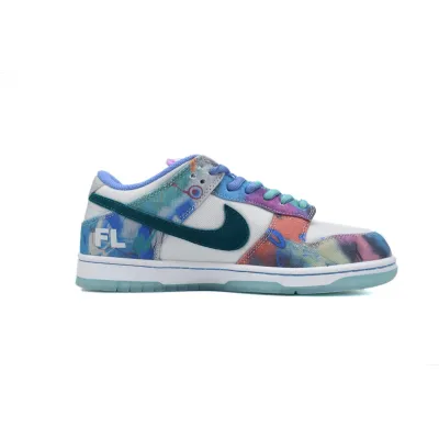 PK God Batch Nike SB Dunk LowFutura Laboratories Bleached Aqua HF6061-400 02