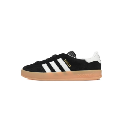 Adidas Gazelle Indoor Black White Gum H06259 01