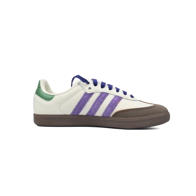 Adidas Samba OG Off White Core Purple Green Brown ID8349 02