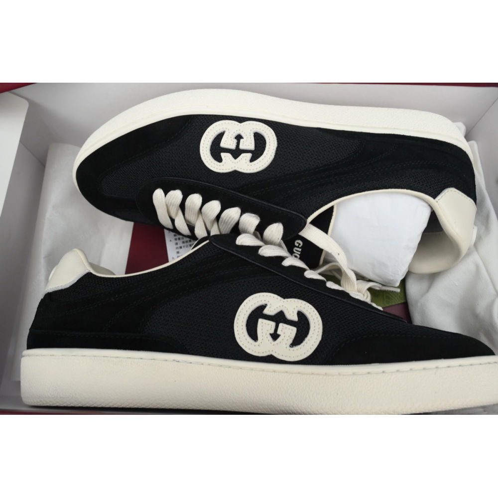Gucci Interlocking G Sneaker Black 791742 AADM0 4141