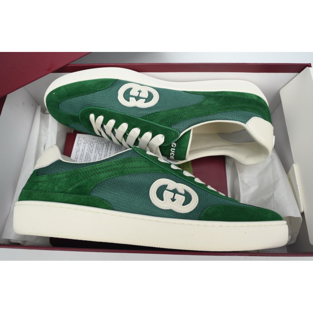 Gucci Interlocking G Sneaker Green 791742 AADM0 3143