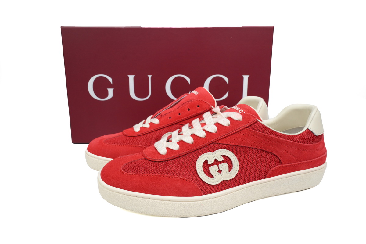 Gucci Interlocking G Sneaker Red 791742 AADM0 3143