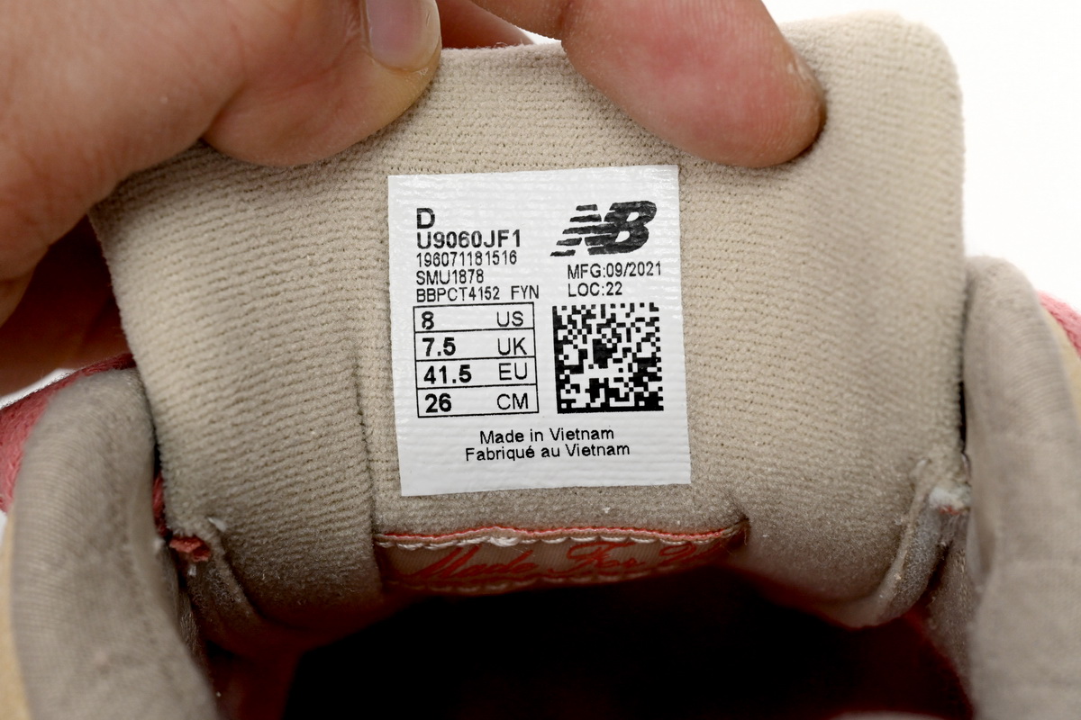 New Balance 9060 Joe Freshgoods Inside Voices Penny Cookie Pink U9060JF1