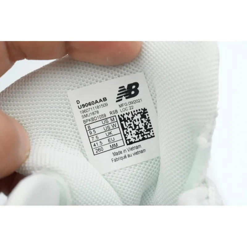 New Balance 9060 White Black U9060AAB