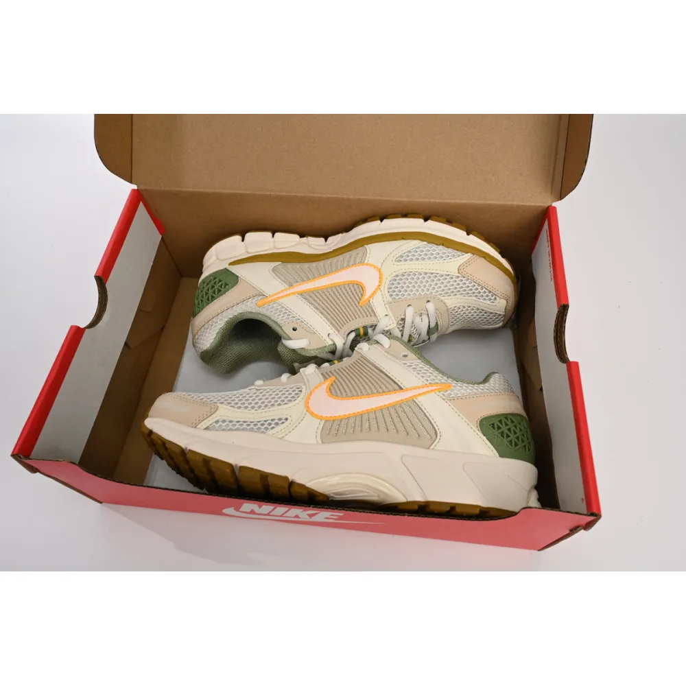 nike zoom vomero 5 sail laser orange medium olive fq6868-181