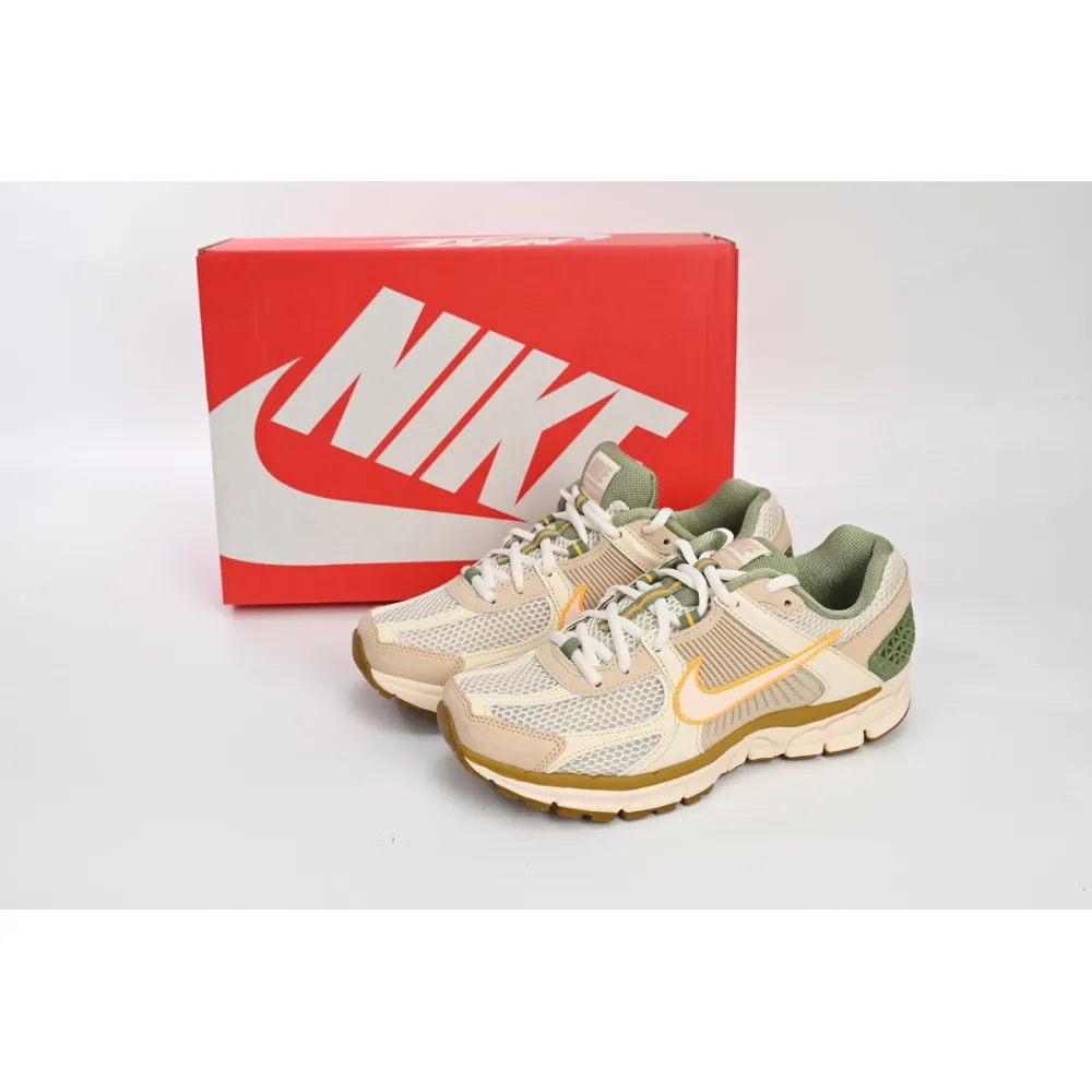 nike zoom vomero 5 sail laser orange medium olive fq6868-181