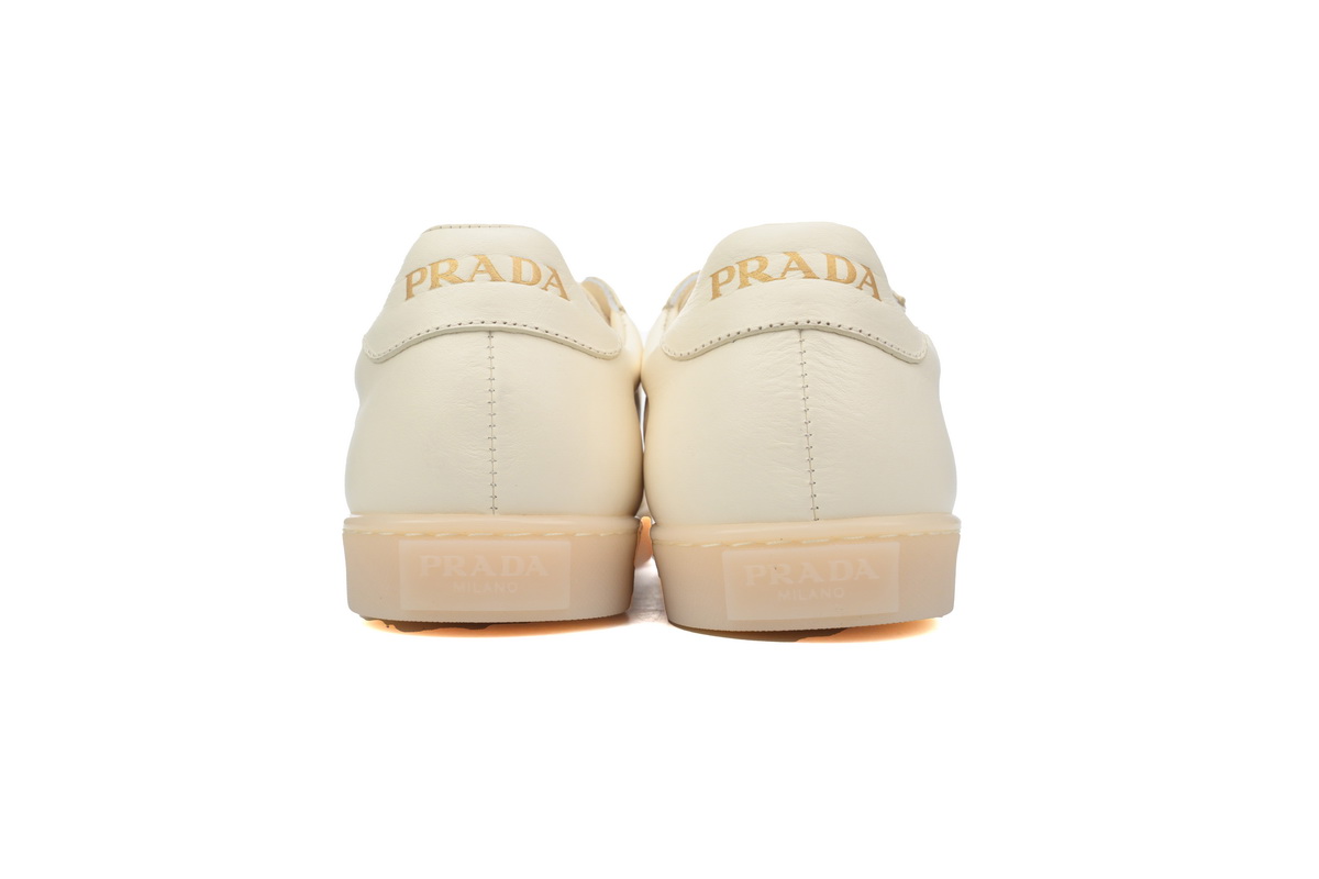 Prada Lane leather sneakers Lane Ivory