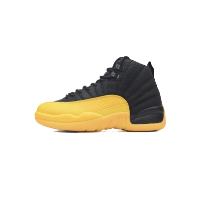 PK God Batch Air Jordan 12 Retro Black University Gold 130690-070 01