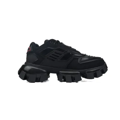 Prada Cloudbust Thunder Technical Fabric Sneakers Black 02