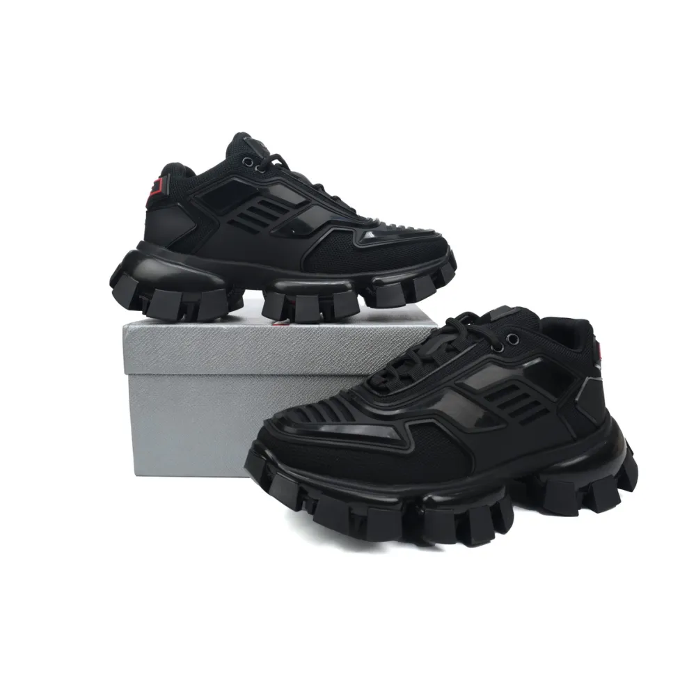 Prada Cloudbust Thunder Technical Fabric Sneakers Black