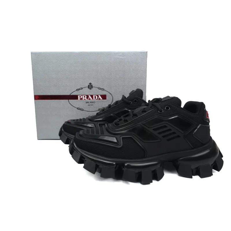 Prada Cloudbust Thunder Technical Fabric Sneakers Black