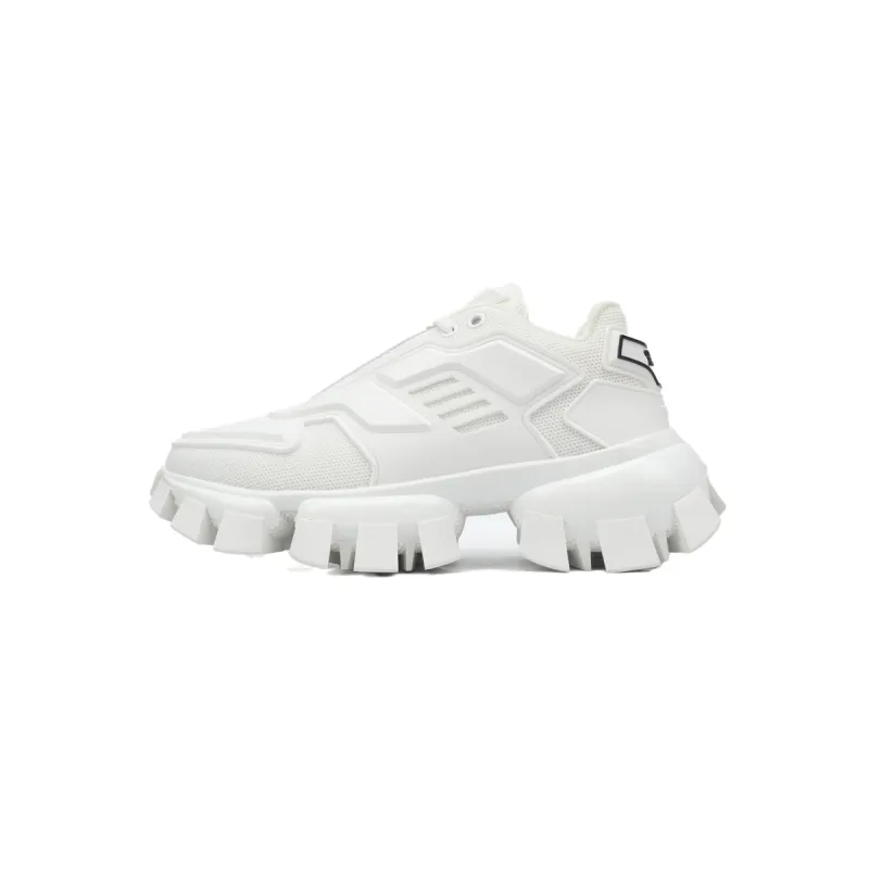 Prada Cloudbust Thunder Technical Fabric Sneakers White