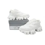 Prada Cloudbust Thunder Technical Fabric Sneakers White