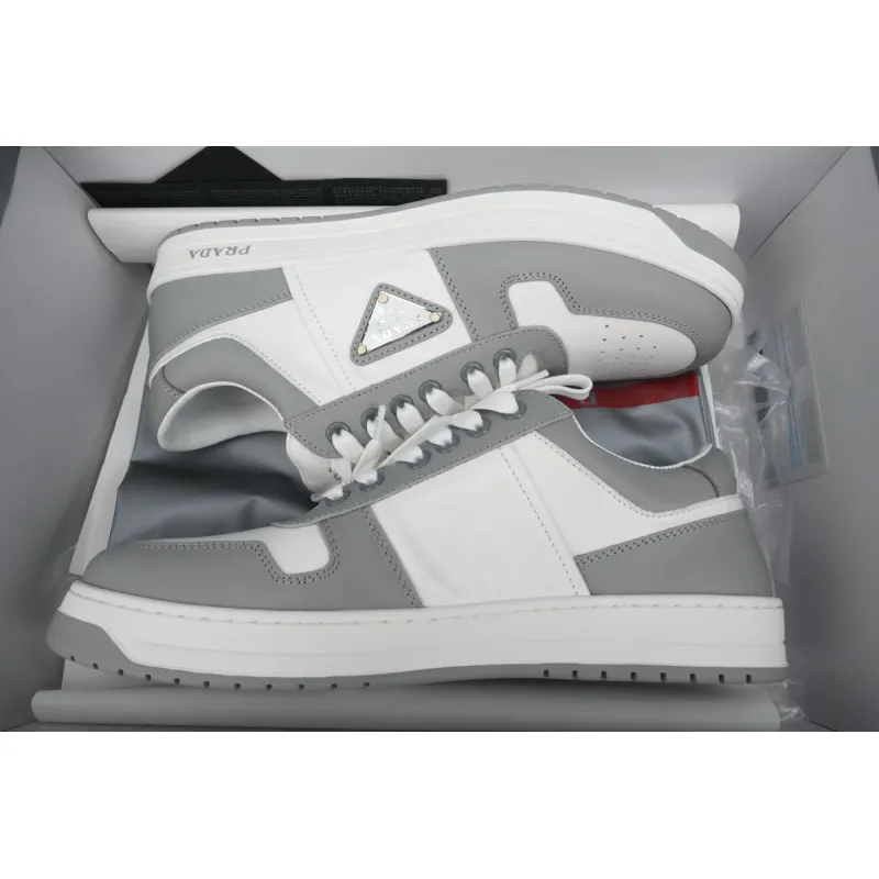 Prada Downtown Low Sneakers Grey/White