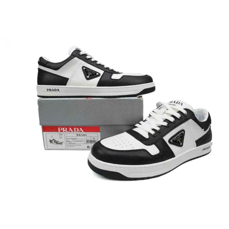 Prada Downtown Low Sneakers White/Black