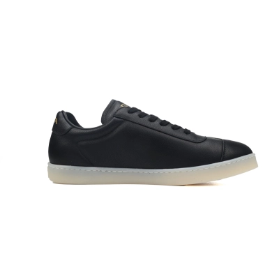 Prada Lane Leather Sneakers Lane Black 02