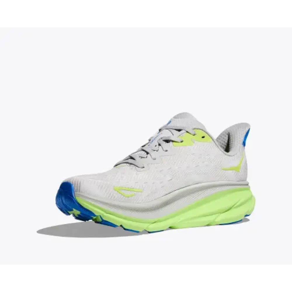 hoka one one clifton 9 blanc de blanc virtual blue 1127895-bvr