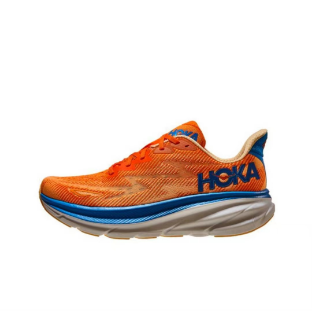Hoka One One Clifton 9 2E Wide Vibrant Orange Impala 1132210-VOIM