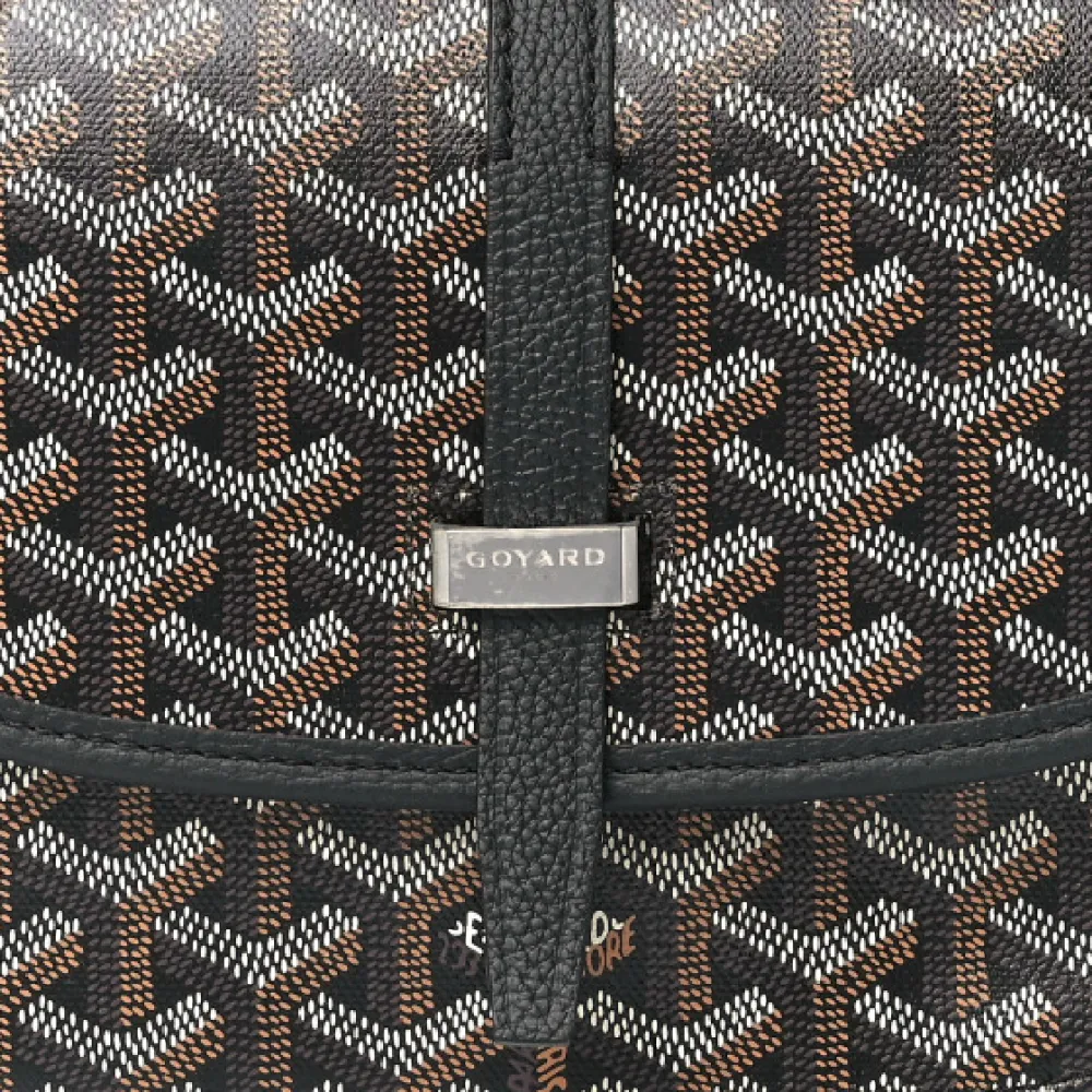 goyard goyardine belvedere ii pm messenger bag black ck0823