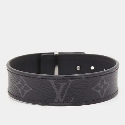 [Add One] Louis Vuitton Monogram Eclipse LV Slim Bracelet CK0828  02