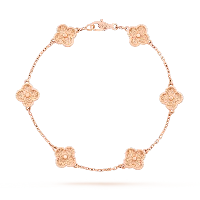[Add One] Van Cleef & Arpels Sweet Alhambra Bracelet 6 Motifs VCARO8DD00 CK082813 01