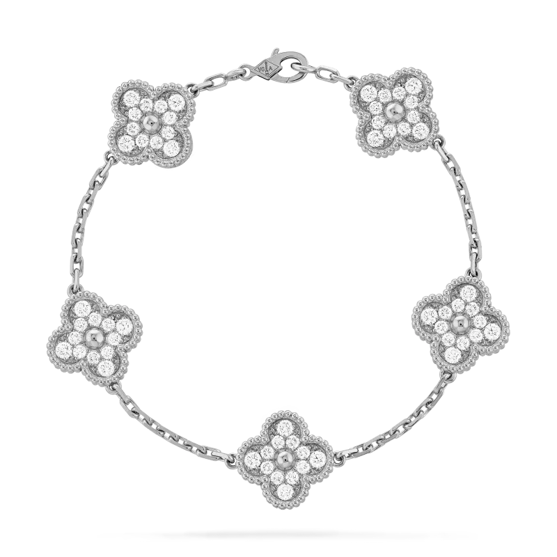 [Add One] Van Cleef & Arpels Vintage Alhambra Bracelet 5 Motifs CK082801