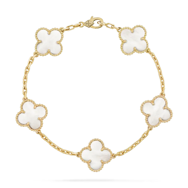 [Add One] Van Cleef & Arpels Vintage Alhambra Bracelet 5 Motifs CK082802