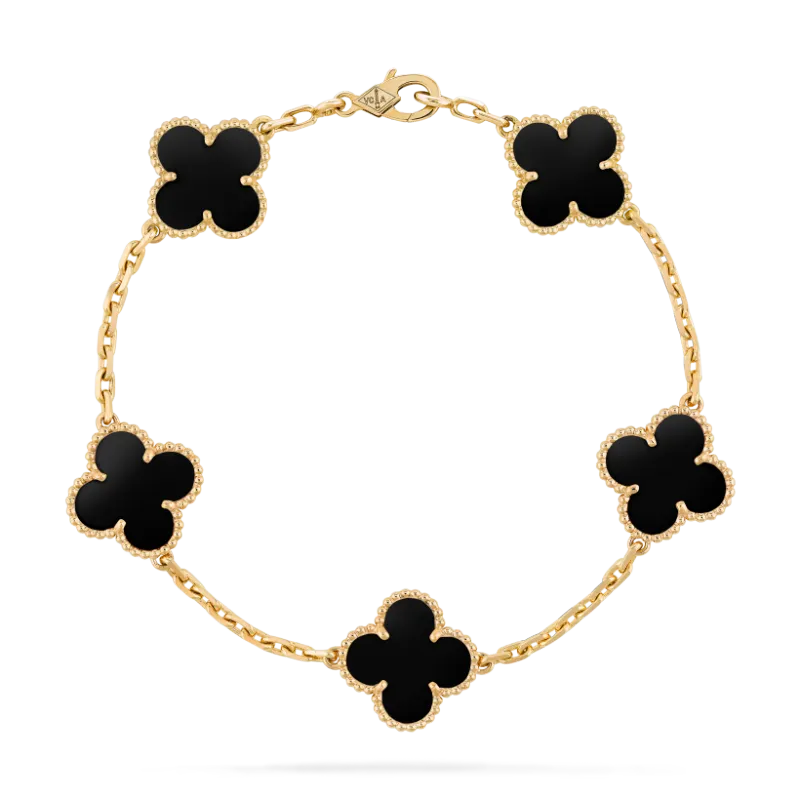[Add One] Van Cleef & Arpels Vintage Alhambra Bracelet 5 Motifs VCARA41300 CK082804