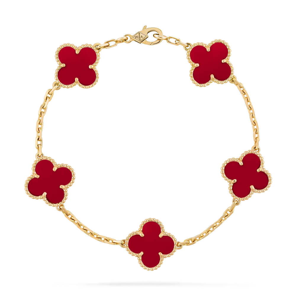 [add one] van cleef & arpels vintage alhambra bracelet 5 motifs vcard35500 ck082805