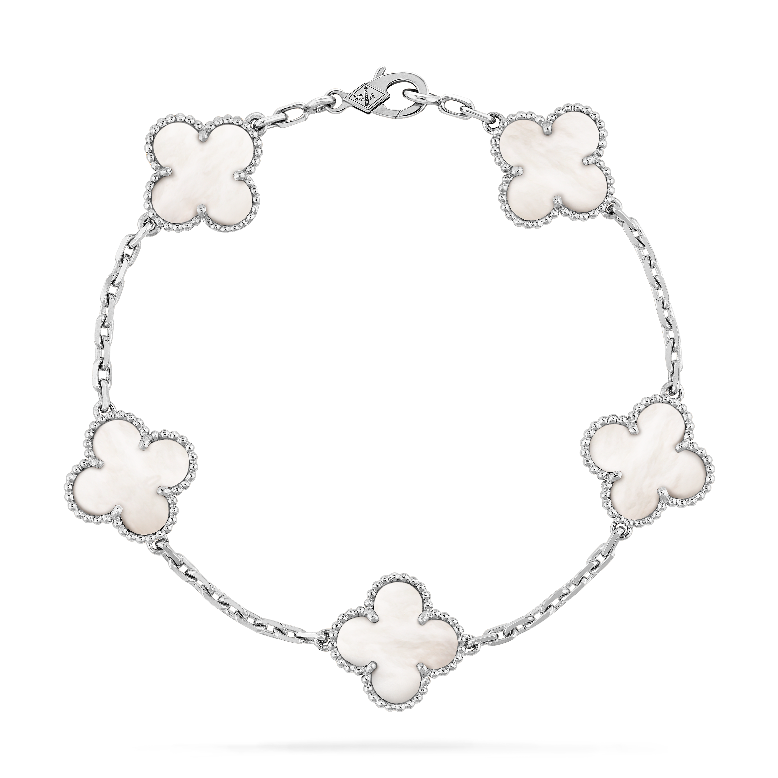 [Add One] Van Cleef & Arpels Vintage Alhambra Bracelet 5 Motifs VCARF48400 CK082812