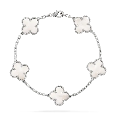 [Add One] Van Cleef & Arpels Vintage Alhambra Bracelet 5 Motifs VCARF48400 CK082812 01