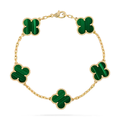 [Add One] Van Cleef & Arpels Vintage Alhambra Bracelet 5 Motifs VCARL80900 CK082809 01