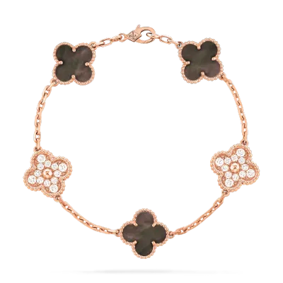[Add One] Van Cleef & Arpels Vintage Alhambra Bracelet 5 Motifs VCARP2R100 CK082803 01