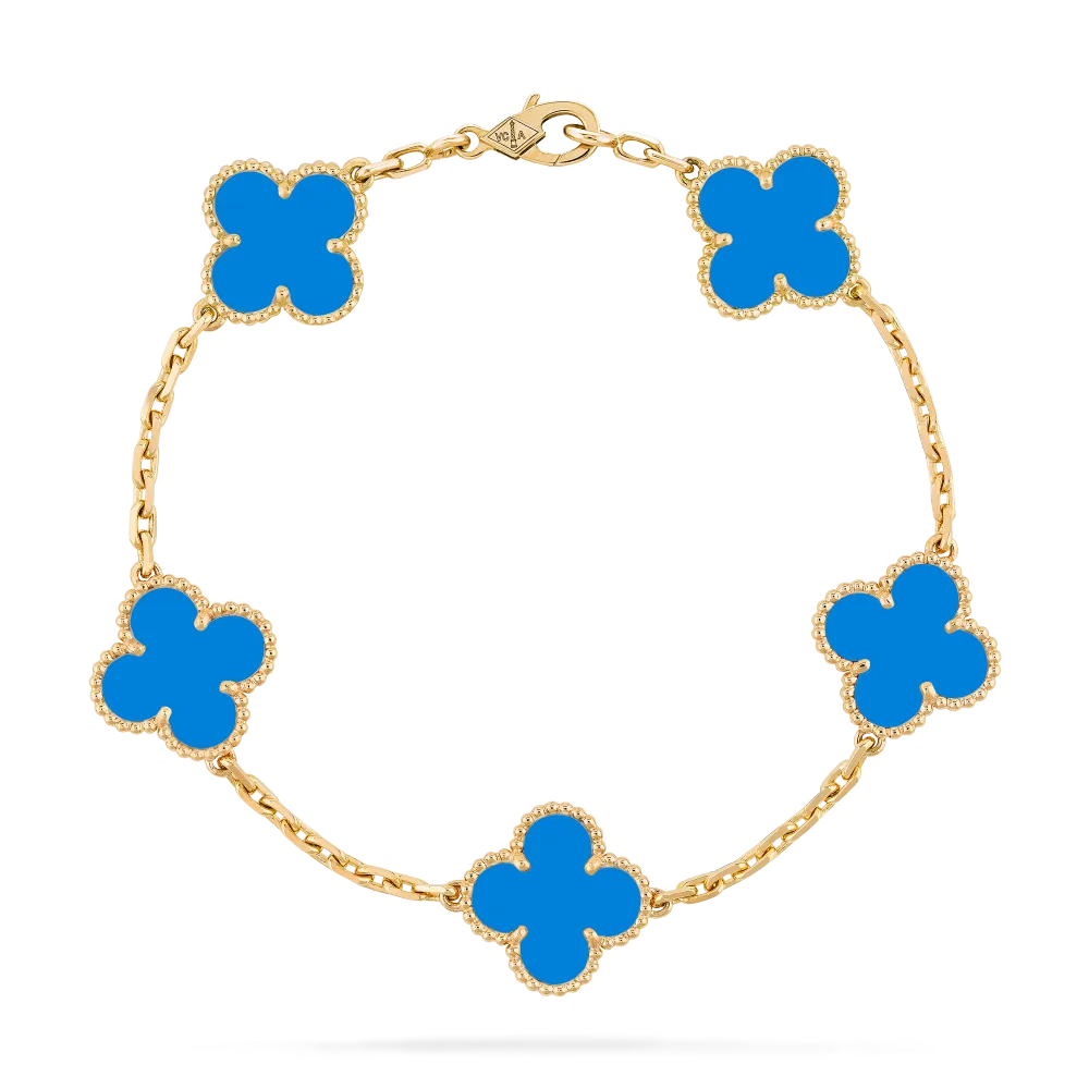 [add one] van cleef & arpels vintage alhambra bracelet 5 motifs vcarp34900 ck082808