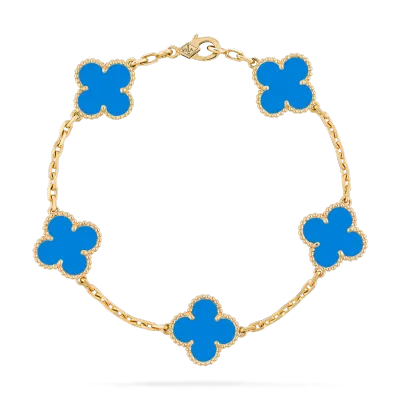 [Add One] Van Cleef & Arpels Vintage Alhambra Bracelet 5 Motifs VCARP34900 CK082808 01