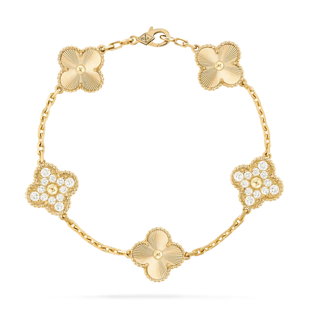 [add one] van cleef & arpels vintage alhambra bracelet 5 motifs vcarp4kn00 ck082806