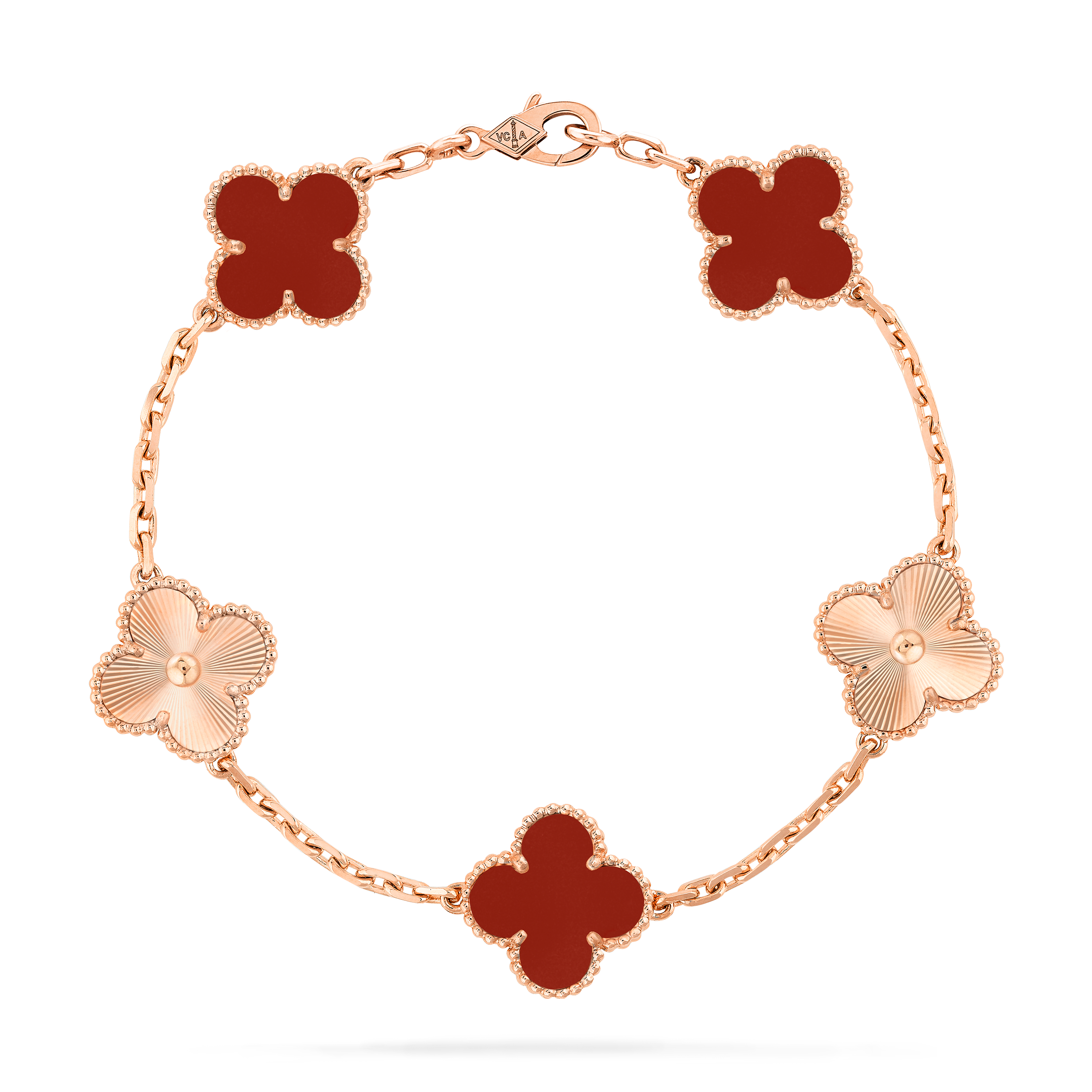 [Add One] Van Cleef & Arpels Vintage Alhambra Bracelet 5 Motifs VCARP7RP00 CK082807