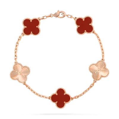 [Add One] Van Cleef & Arpels Vintage Alhambra Bracelet 5 Motifs VCARP7RP00 CK082807 01