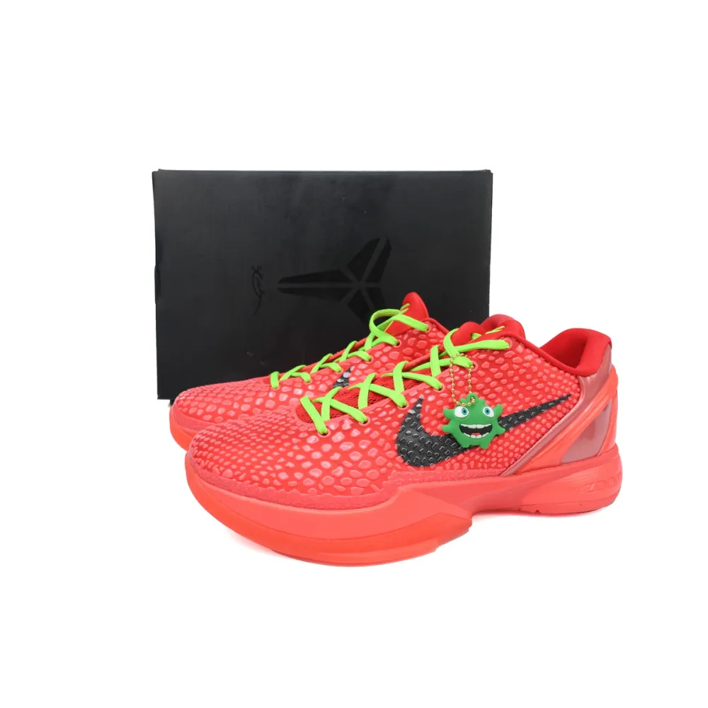 nike kobe 6 proto reverse grinch fv4921-600