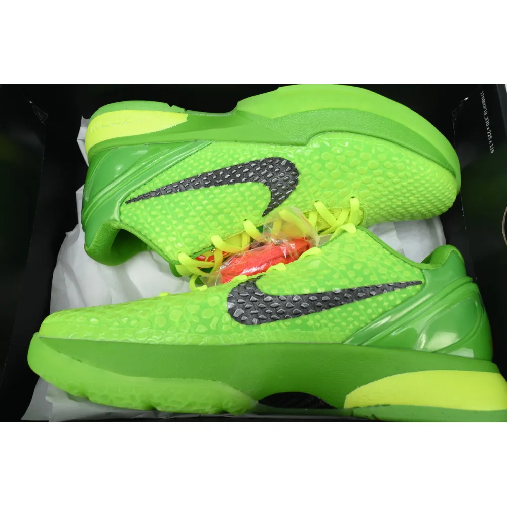 nike kobe 6 protro grinch (2020) cw2190-300