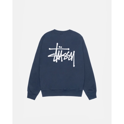 Stussy Basic Crew Sweatshirt  CK082601 01
