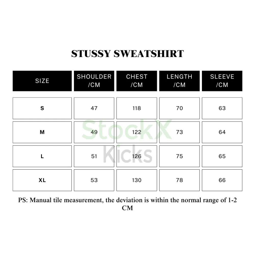 Stussy Basic Crew Sweatshirt  CK082601