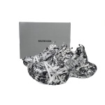 Balenciaga 3XL Sneaker Black and White 734734 W2RG3 9010