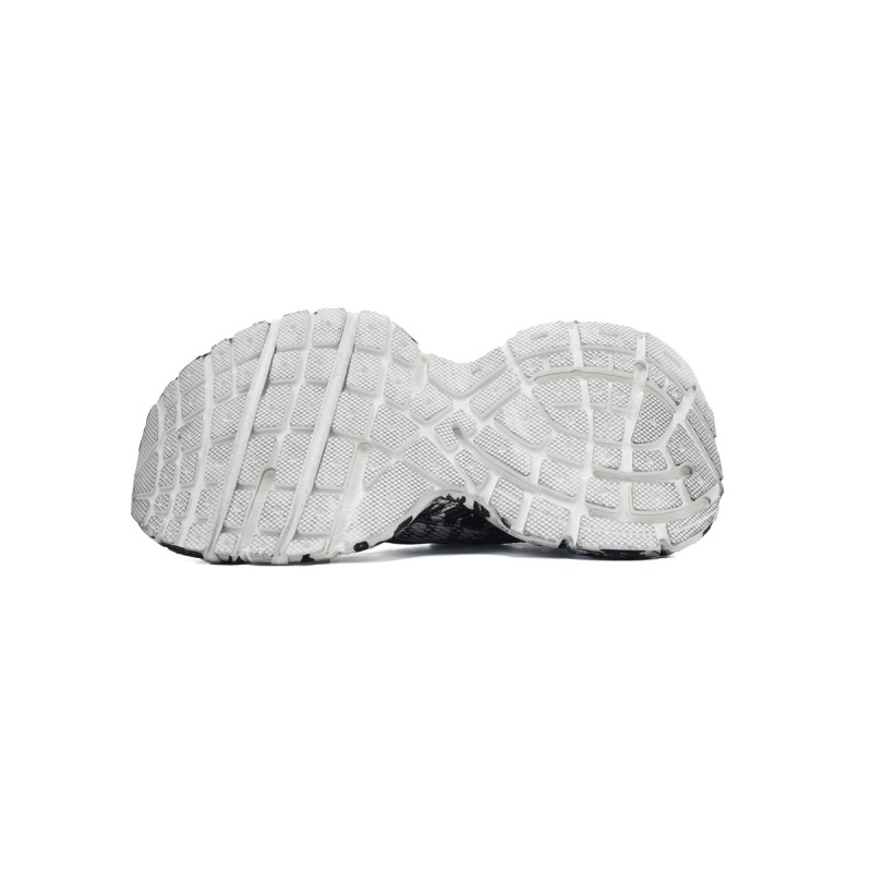Balenciaga 3XL Sneaker Black and White 734734 W2RG3 9010