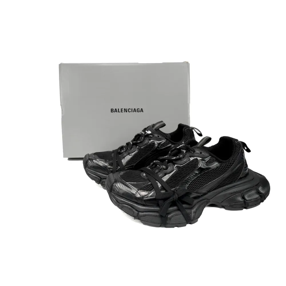 Balenciaga 3XL Sneaker Cham All Black 734734 W3XL1 1010