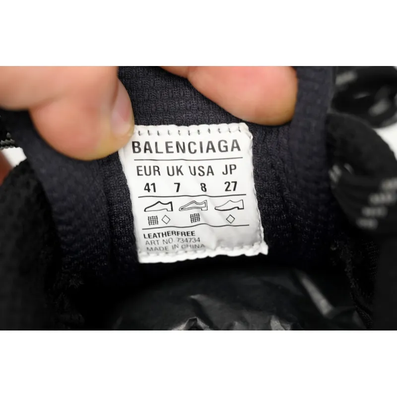 Balenciaga 3XL Sneaker Cham All Black 734734 W3XL1 1010